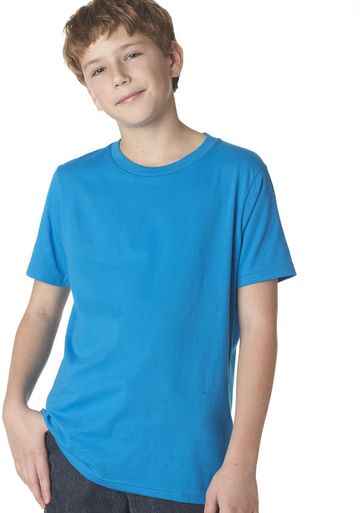 Next Level Youth Boys' Cotton Crew Short Sleeve T-Shirt